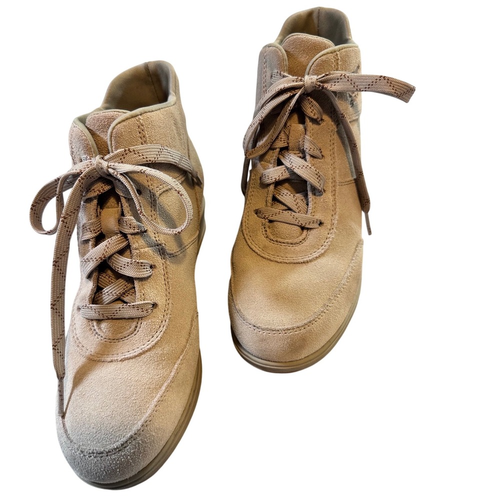 Sorel Evie Sport Lace Suede Wedge Boots Tan NL3817-251 Womens 7